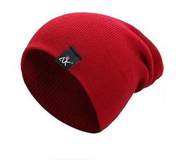 Langytx Kashmir Slouchy Strik Beanie Hat Til Kvinder Vinter Blød Varm Damer Uld Strikket Skull Beanies Cap Farve 1 ONE SIZE