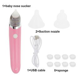 urbranded Elektrisk Baby Nasal Aspirator Infant Støvsuger Snot Sucker Suge