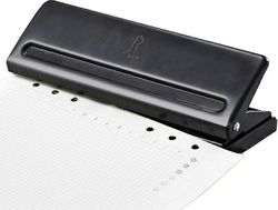 Teollinen 6-reikäinen Punch Binder Hole Punch 6-reikäinen säädettävä reikäreikä aikakauslehdelle/asiakirjalle-Hyvä