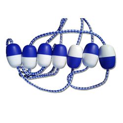 Kelluva uimarataköysi 60 jalan turvauimaköysi maahan asennettaviin kaupallisiin uima-altaisiin ja julkiseen käyttöön