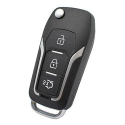 Bil Remote Key Shell Case för Focus Fiesta Galaxy Mondeo C-max