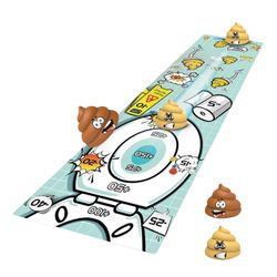 Koko perheen curlingpöytäpeli Aikuisten koulutus Lasten pöytäpallopeli Hauska lelusetti leikki,100% Uusi Taistelun kakkapeli