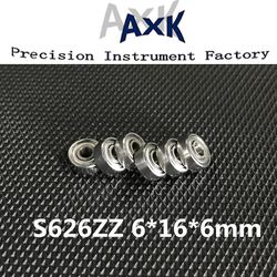 Skyndte sig S626zz Abec-3 (10stk) 6x19x6mm rustfrit stål leje 626zz / ss