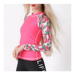 Ruili S048 S049 S050 S051 S052 S053 Dykkerdragt Våddragt Surfing pinkgreen L