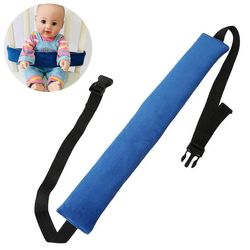 Universal Baby Sikkerhedssele, Høj stol bælte til spædbørn og småbørn Blå