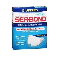 Sea Bond Sea-Bond hammasproteesiliimakiekkojen päälliset, lukumäärä 15 (pakkaus 1)