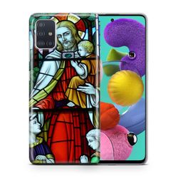 König Taske Mobiltelefonbeskytter til Samsung Galaxy A50s Case Cover Bag Bumper Cases TPU Guds velsignelse