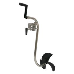 Manuaalinen potkuri kajakin lisävaruste käsikäyttöinen ponttoniveneen potkuri Musta 60cmx64.5cm