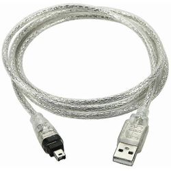 USB-uros Firewire IEEE 1394 4-nastainen urospuolinen Ilink-sovitinkaapeli Sony DCR-trv75e DV GuanGuanille