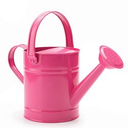 1,5L rauta värikäs kastelukannu puutarhanhoito kasteluruukku kotitalouksien pitkä juoksuputki tölkki Rose Red