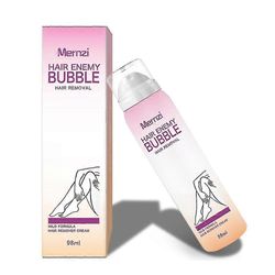 Hair Enemy Hair Removal Bubble Hair Removal Spray soveltuu yksityisiin osiin vartalo, jalat, käsivarret ja kainalot miehille ja naisille