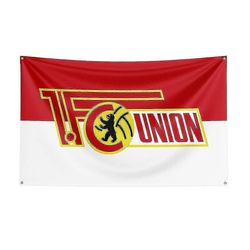 3x5 Fc Union Berlin lippu polyesteripainettu kilpaurheilubanneri sisustukseen C 60 x 90cm