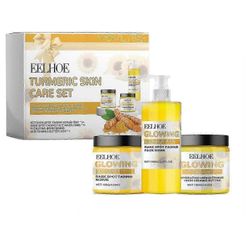 Eelhoe Kurkuma Ihonhoitosetti Kosteuttava Kosteuttava Puhdistusaine Virkistävä Öljynhallinta Hienovaraiset linjat Ei