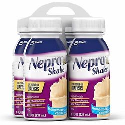 Abbott Nutrition Nepro Shake Oral Supplement Vanilla Flavor, 1 pakkaus (1 kpl pakkaus)