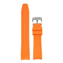 22MM til Blancpain & Swatch Fifty Fathoms Watch Strap Band buet interface Orange