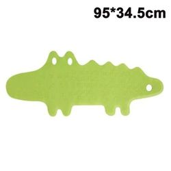 liukumaton kylpymatto lasten liukumaton kylpyammematto suihkumatto lapset, pehmeä kumi, konepestävä, krokotiilikuvio95cm * 34,5cm Wuqx