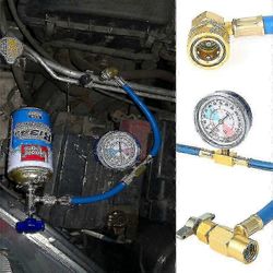R134a auton AC-täyttösarja paineenmittaustyökalulla