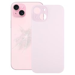 Helposti vaihdettava lasinen taka-akun kansi iPhone 15:lle Vaaleanpunainen
