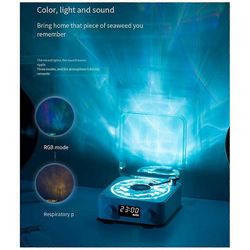 Uusi retro herätyskellon tallennussoitin Bluetooth-ääni korkealaatuinen langaton pieni kaiutin kannettava subwoofer valkoinen