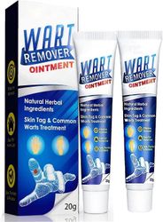 Wartsoff Instant Blemish Removal Cream, hellävarainen turvallinen luonnollinen uute kannettava syylänpoistovoide 2 kpl