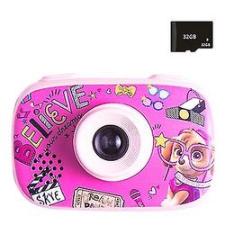 Coosilo 1080p Børns Digitale Kamera, HD Kids Kamera Pink
