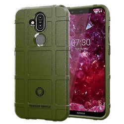Silikoninen täysin peittävä suojakotelo Nokia 8.1:lle ja X7:lle iskunkestävillä ominaisuuksilla