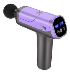 Mikasa Massage Gun Deep Tissue Slagtøj Muskel Massager For Pain Relief Fascial Gun Lilla