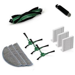 Combo Essential Y0112 -robottipölynimurille Hepa-suodatin, pääsivuharja, moppi, kangas varaosat Kuten
