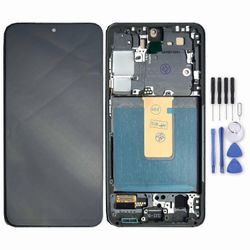 Wigento Samsung Galaxy S23 -näytölle Täysi TFT runkoyksiköllä Touch Varaosien korjaus vihreä