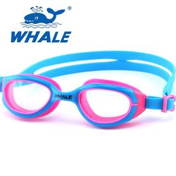 Whale Baby Svømning VandtætTe Børn Swim Beskyttelsesbriller Anti-tåge UV Beskyttelse Silikone Ramme Swim Beskyttelsesbriller Kids Pool Briller 01