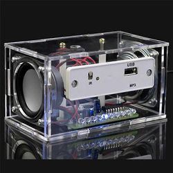 DIY elektroninen sarja bluetooth-kaiutin musiikkispektri juotosharjoitus led-salamanäyttö juottaminen p