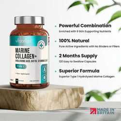 Vitabright Marine Collagen Complex 1000mg 120 kapselia