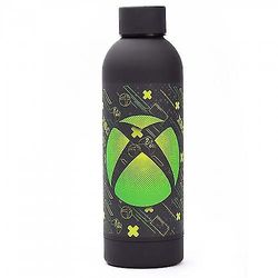 Xbox vandflaske i rustfrit stål Sort/grøn One Size