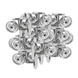 100Pcs sølv farve flad push pin tommelfinger negle 9 * 8mm