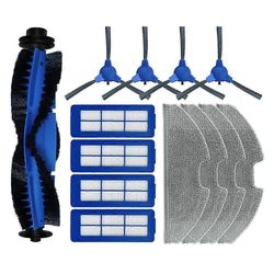 RoboVac G10 G20 G30 -hybridivaraosille Hepa-suodatinmoppiliinat pääsivuharjan tyhjiökiinnike Kuten