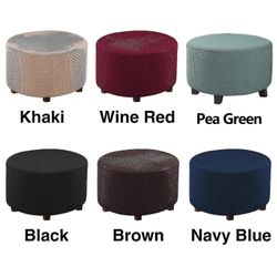 Vähennetty!! Rahin suoja Kansi Pyöreä ottomaanien liukukansi Irrotettava kiinteä olohuone Tummansininen L