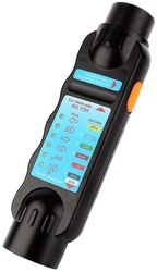 Linkrunning 7-polet trailer tester værktøj, 7pin 12V bugsering trailer strip stikkontakt tilslutning tester diagnostisk tester sort