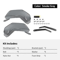 Tiger 1200 Rally Pro 2022- TIGER1200 GT Pro -moottoripyörän lisävarusteet Käsisuoja Käsisuojan jatkeet Suoja Tuulilasi Savunharmaa