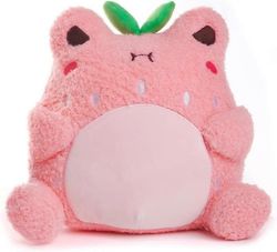 PlushGoals - Strawberry Wawa Super Soft Cute Kawaii Froggie pukeutuneena hedelmien keräilypehmoleluksi, 9 tuumaa