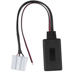 Bil Trådløst Bluetooth-modul Musikadapter Aux Audio Kabel Til 2 3 5 6 Mx5 Rx8 sort