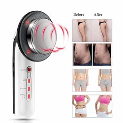 Qian Ultralyd Cavitation Device for ansigt og krop, Mysweety 3 I 1 Ems infrarød ultralyd slankende Cellulite Remover Massage