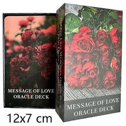 12x7 cm Rakkauden Viesti Oraakkeli Korttipelit Ei Käyttöohjetta 12x7 Message Love