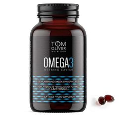 Tom Oliver Nutrition Silakka Kaviaariöljy 60 pehmeää kapselia
