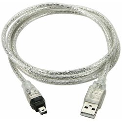 Usb-mand til firewire Ieee 1394 4-pin han Ilink adapter kabel til Sony Dcr-trv75e Dv