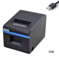 Termisk kvitteringsprinter 80mm med automatisk skærer til pos-computer mobiltelefon usb / ethernet / usb + bluetooth / usb + wifi billetprinter N16...