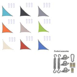 3x3x4,3m / 4x4x5,7m / 5x5x7,1m vedenpitävä aurinkopurjekolmio puutarhaan patio ulkona awings katos uima-allas markiisi telttailu