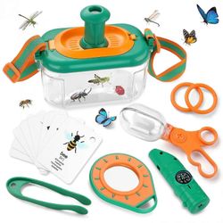 Bug Catcher Kit lapsille, Kids Outdoor Explorer Kit Bug Collector, pilli, kompassi, suurennuslasi, Bug Catching Kit lelu lapsille Ikä 3 4 5 6
