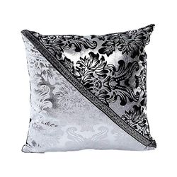 Varychmoo Sort sølv luksus pudebetræk puder cover sofa decors B2