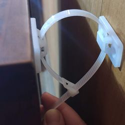 Lxxim 12pcs Anti-tip Møbler Væg Anker stropper vægankre stropper Kit til bogreol