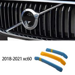Visgaler Til Volvo Xc60 Mesh Trim Modificeret trefarvet mesh Trim Bright Strip 2018-2022 2018-2021 xc60